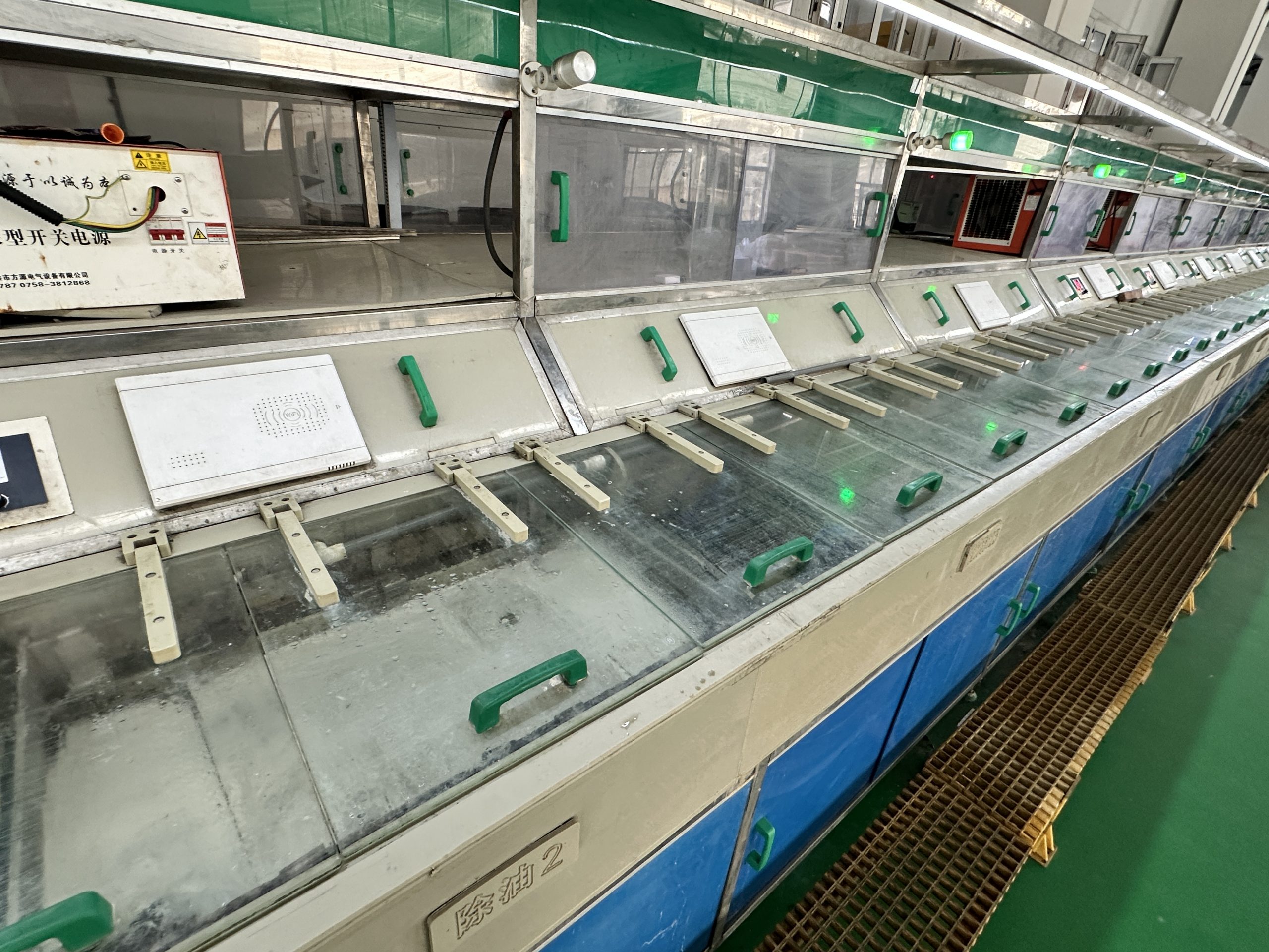 Continuous electroplating line4